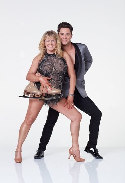 Tonya Harding and Sasha Farber