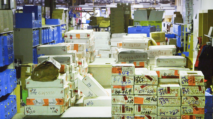 A storage unit full of untested rape kits.