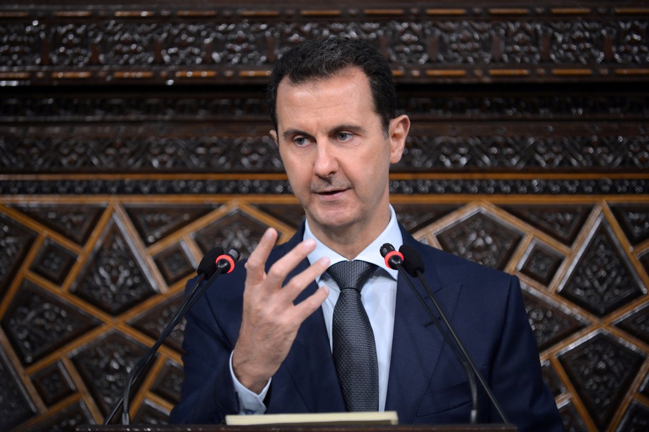 Syria's president Bashar al-Assad