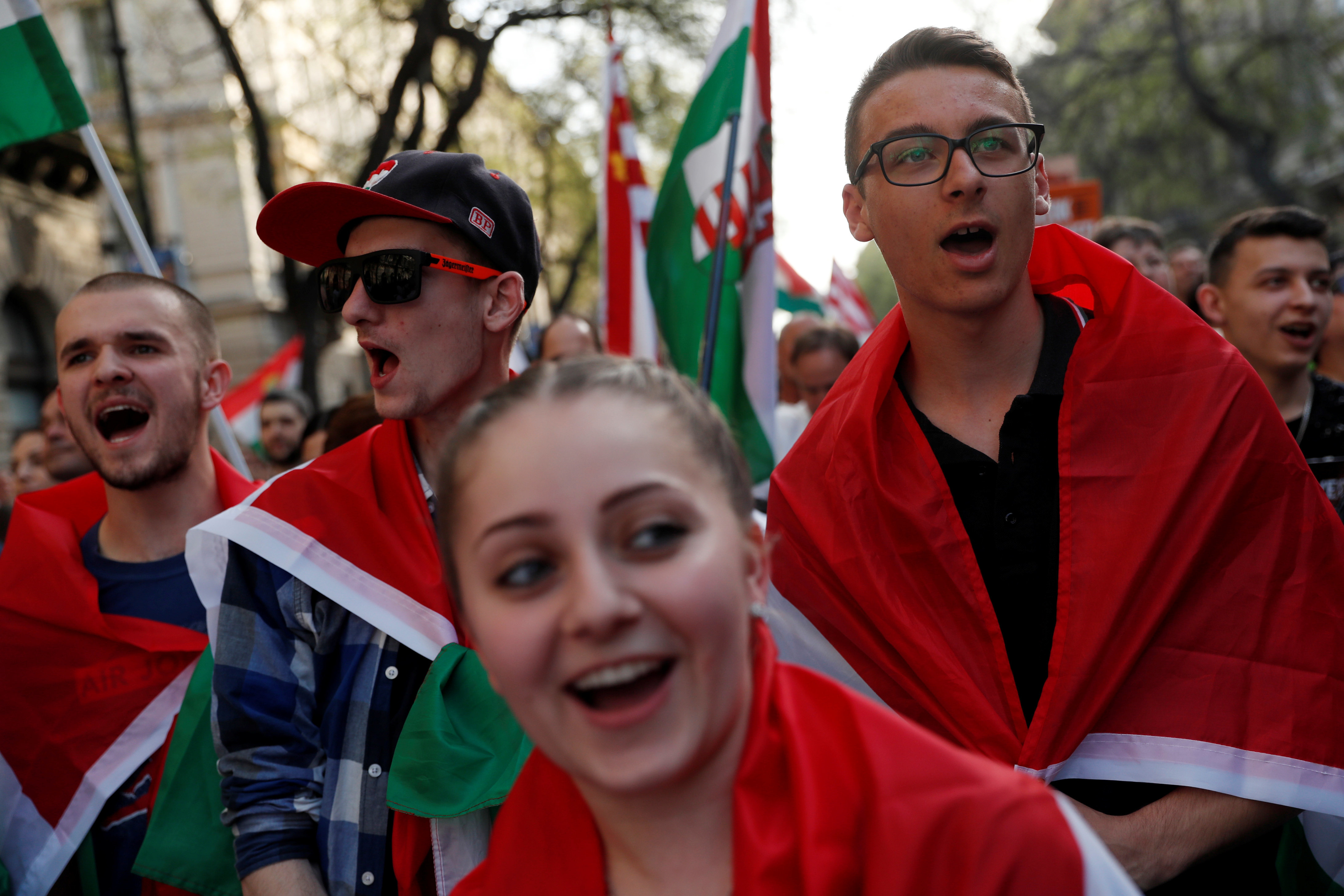 Tens Of Thousands In Hungary Protest Far-Right Leader Viktor Orbán ...