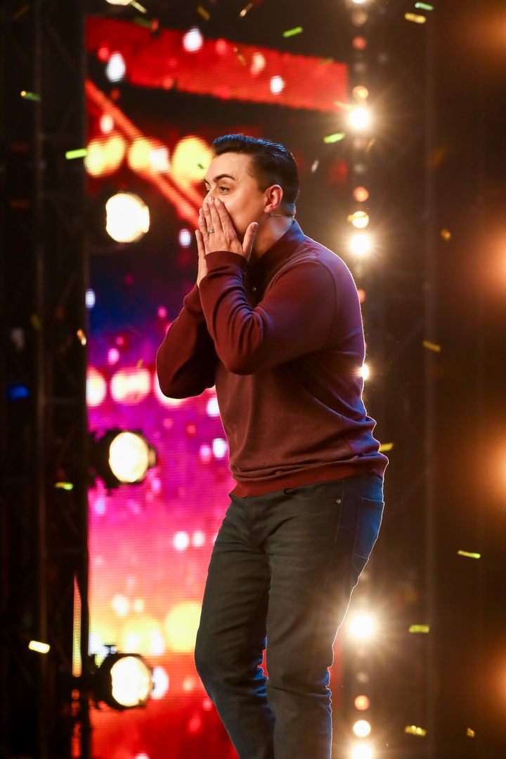 Marc Spelmann has become the first of this year's Golden Buzzer acts on 'Britain's Got Talent' 