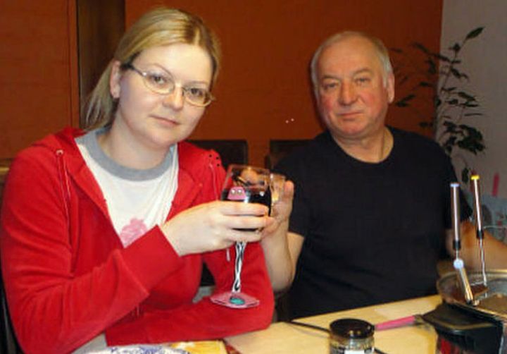 Sergei Skripal and his daughter Yulia were poisoned with a nerve agent in Salisbury on March 4