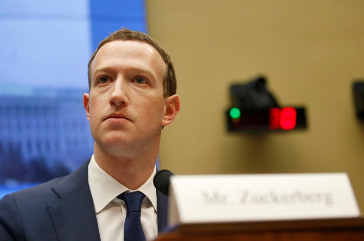 Facebook CEO Mark Zuckerberg testifies for a House Energy and Commerce Committee hearing regarding the company's use and protection of user data on Capitol Hill in Washington, U.S., April 11, 2018. (REUTERS/Leah Millis)