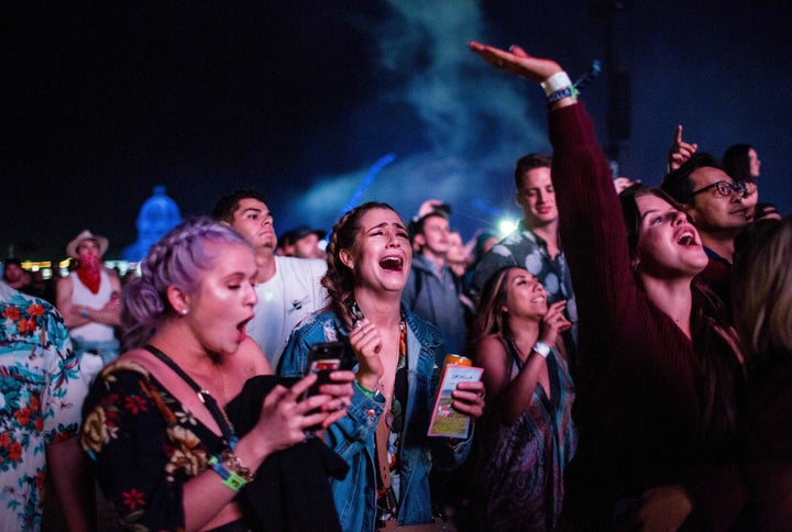 Beyoncé fans were overcome with emotion during her set.