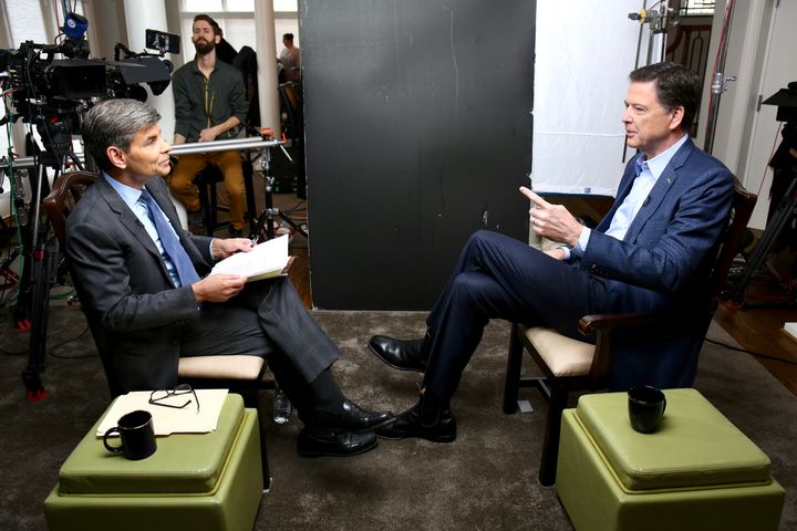 George Stephanopoulos interviewed Comey for ABC News