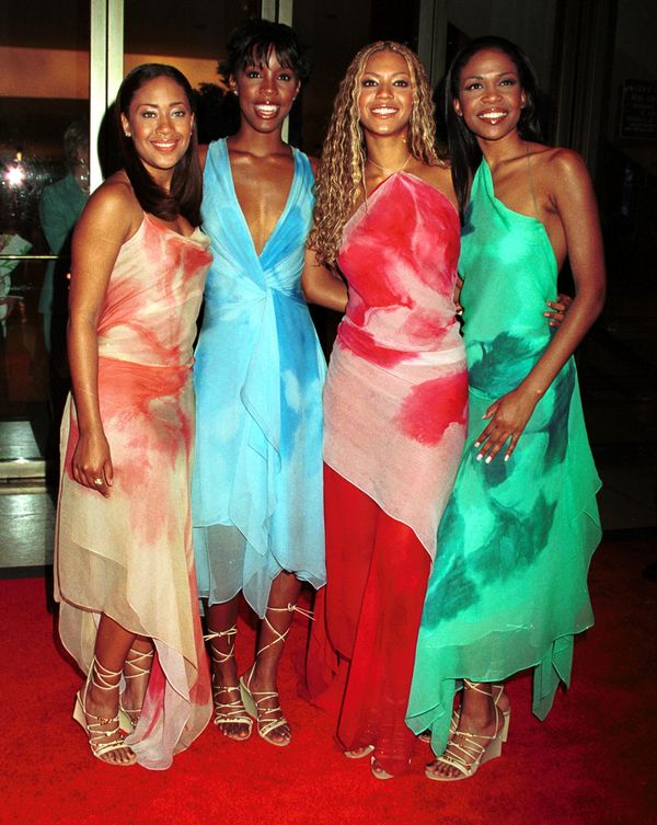 Franklin, Rowland, Knowles and Williams at the American Fashion Awards 2000 in New York City.