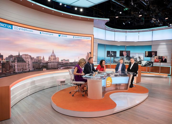 REVAMPED: 'Good Morning Britain' had a refresh thanks to the studio move