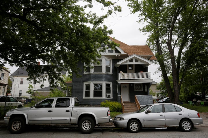 This home in Lawrence, Massachusetts, was raided in May 2017 as part of an investigation into heroin and fentanyl drug r