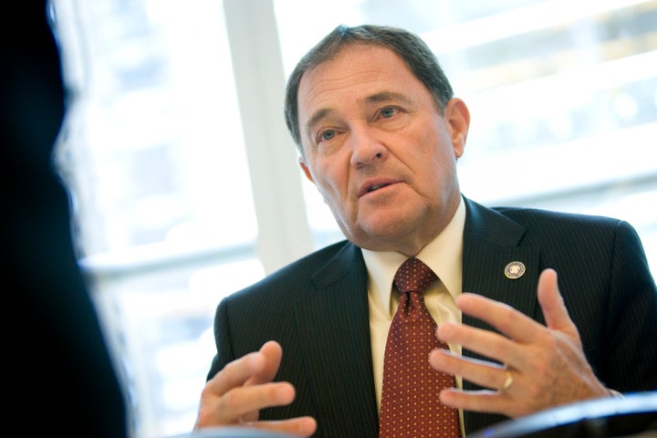 Utah Gov. Gary Herbert (R) is seen during a 2011 interview.