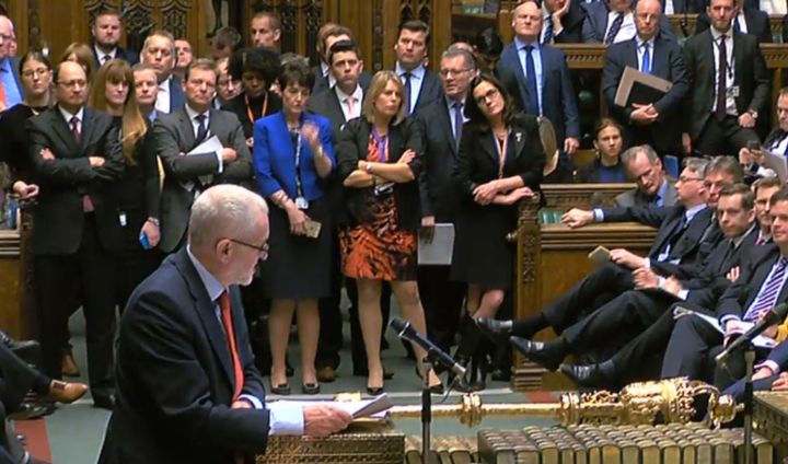 Jeremy Corbyn in the Commons 