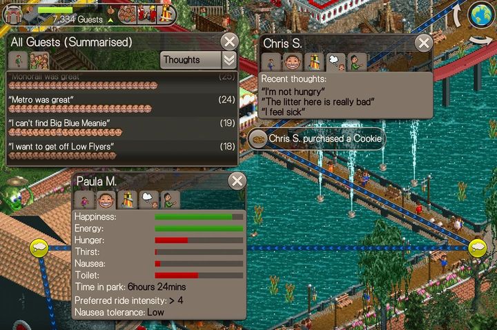 Classic 'RollerCoaster Tycoon' comes to iOS and Android