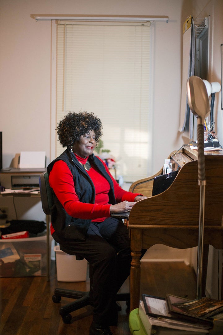 Longtime educator Hymethia W. Thompson, 69, came out of retirement to teach English after learning that Jackson Public Schools were looking for help in local classrooms.