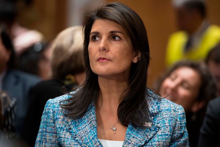 Nikki Haley said on Sunday that the U.S. would impose additional sanctions on Russia, only to be contradicted by the White House.