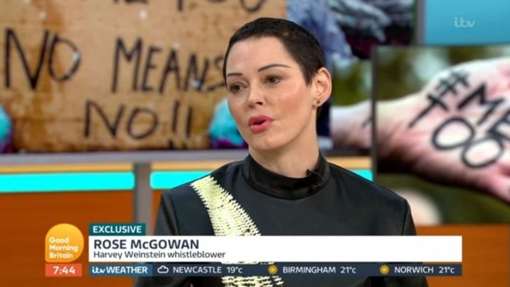 Rose McGowan on 'Good Morning Britain'