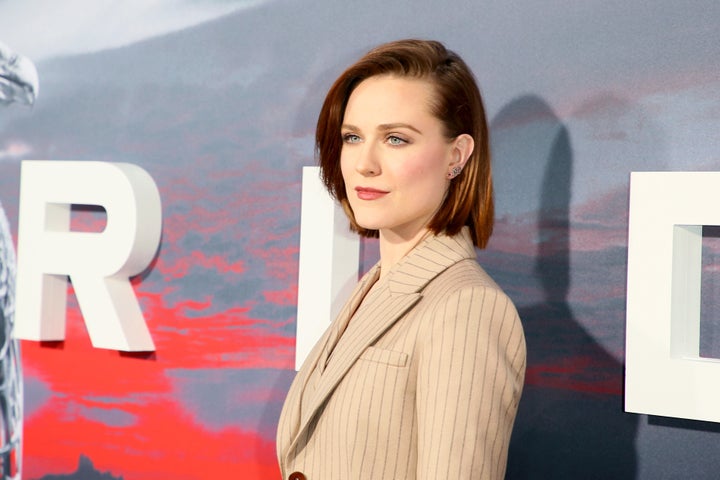 Evan Rachel Wood plays Dolores Abernathy in "Westworld."