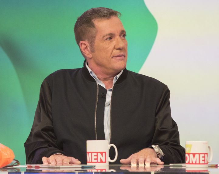 Dale Winton during an appearance on 'Loose Women' in 2016