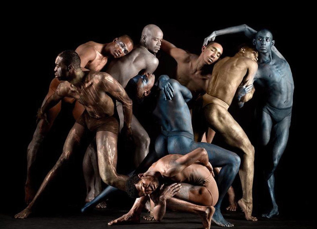 Dancers for Black Boys Dance Too pose for a photo.