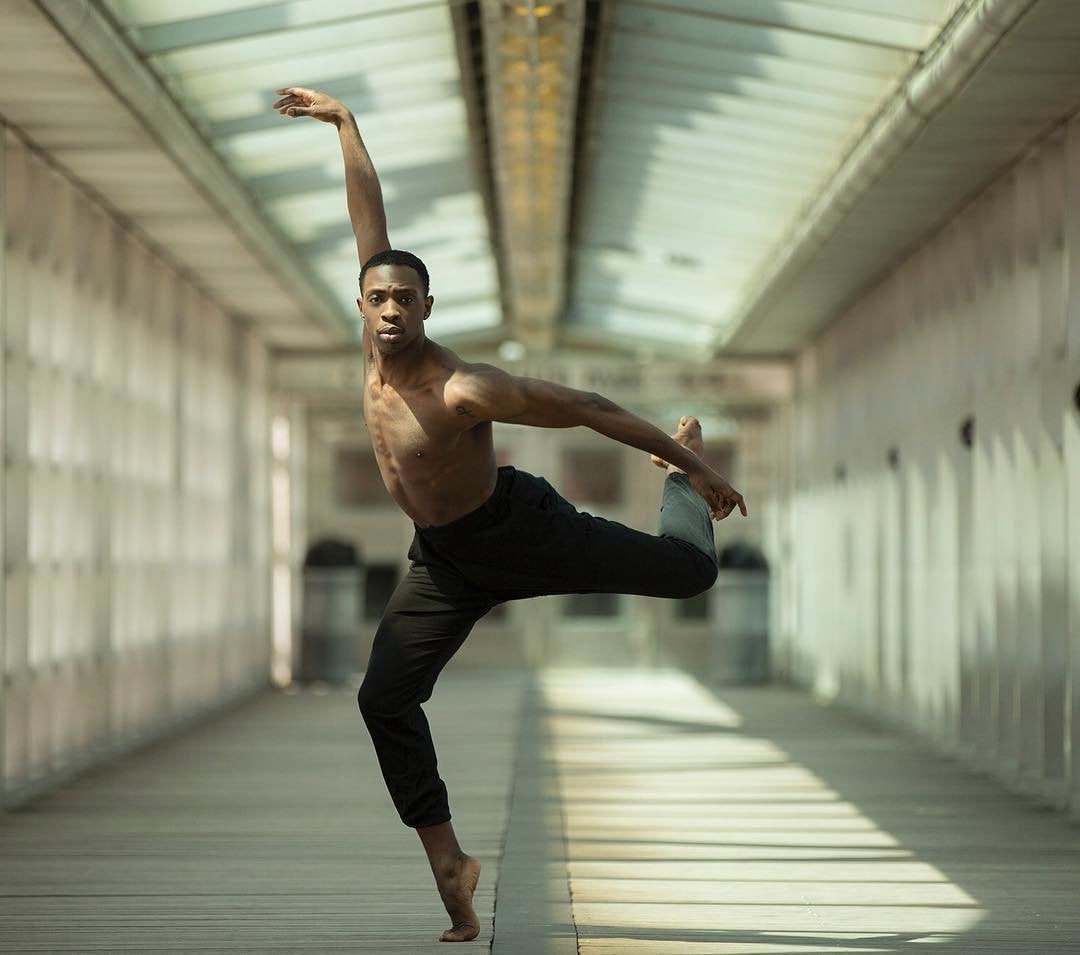 Lloyd Boyd, a performer with Black Boys Dance Too.