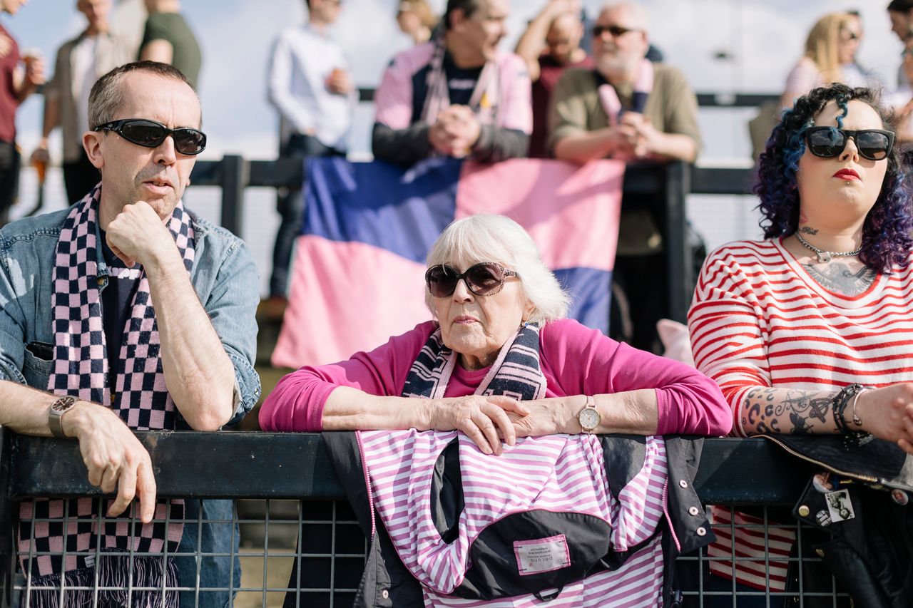Dulwich Hamlet supporters.