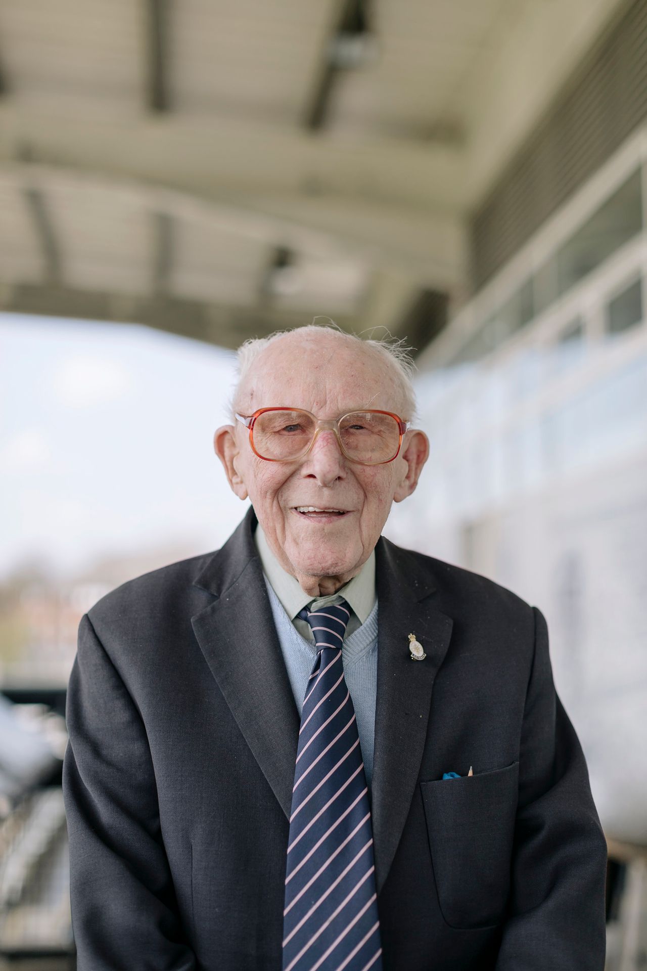 Bill Kirby, 98, has been supporting Dulwich Hamlet since 1932.