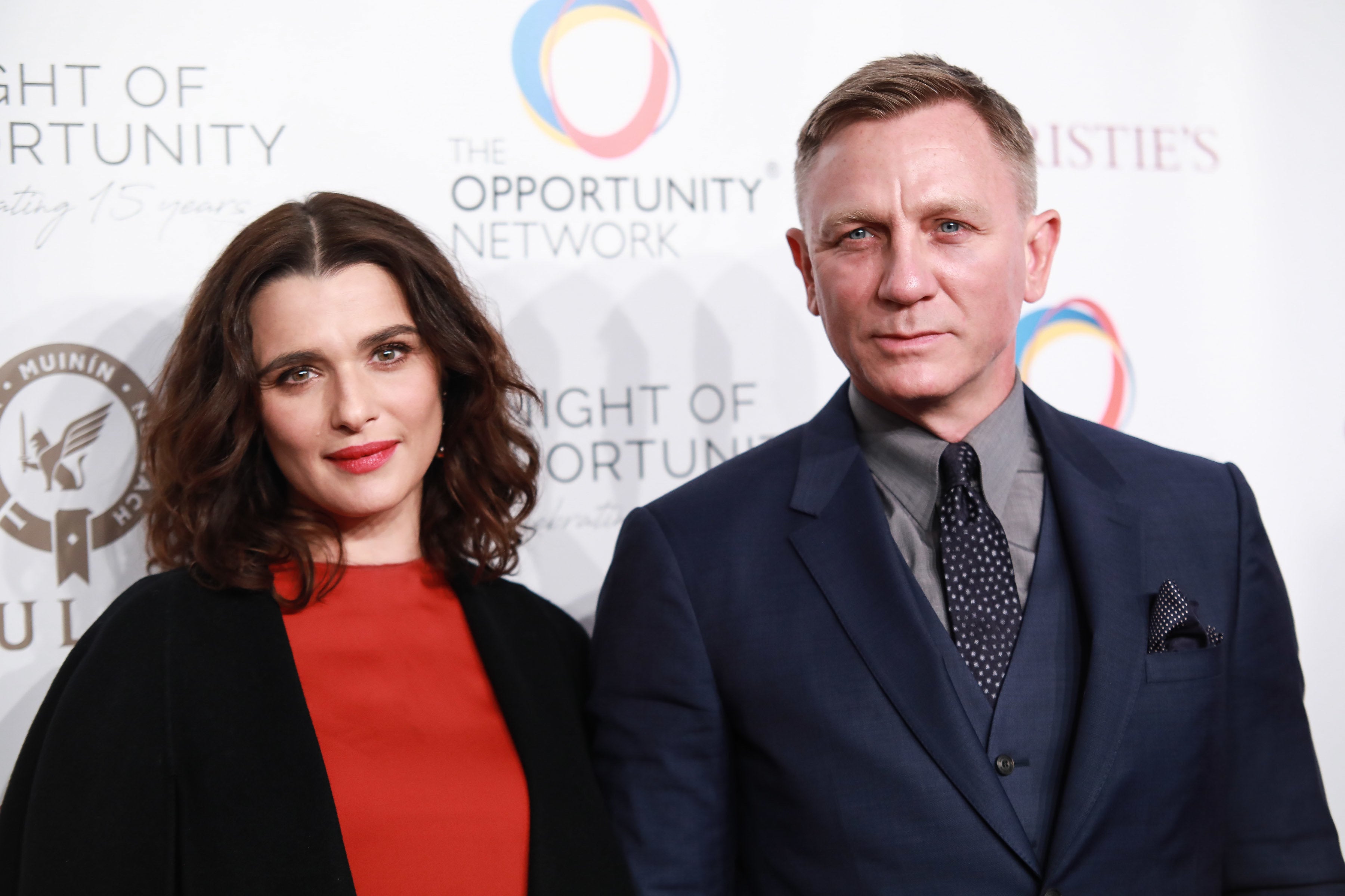 Rachel Weisz and Daniel Craig attend