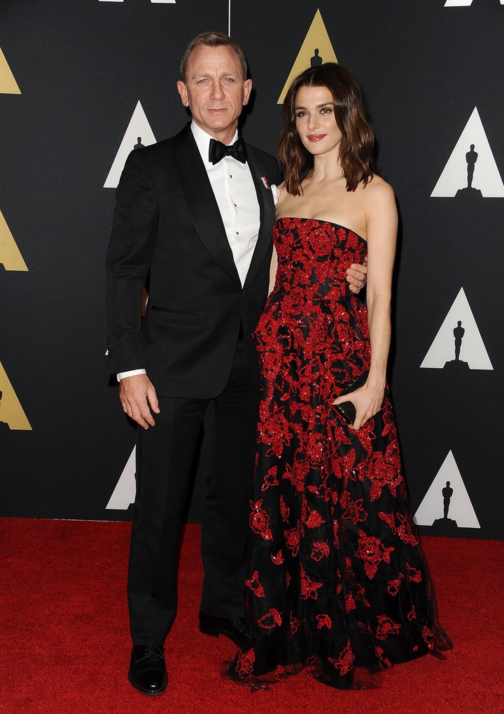  Daniel Craig and actress Rachel Weisz attend the 7th annual Governors Awards.