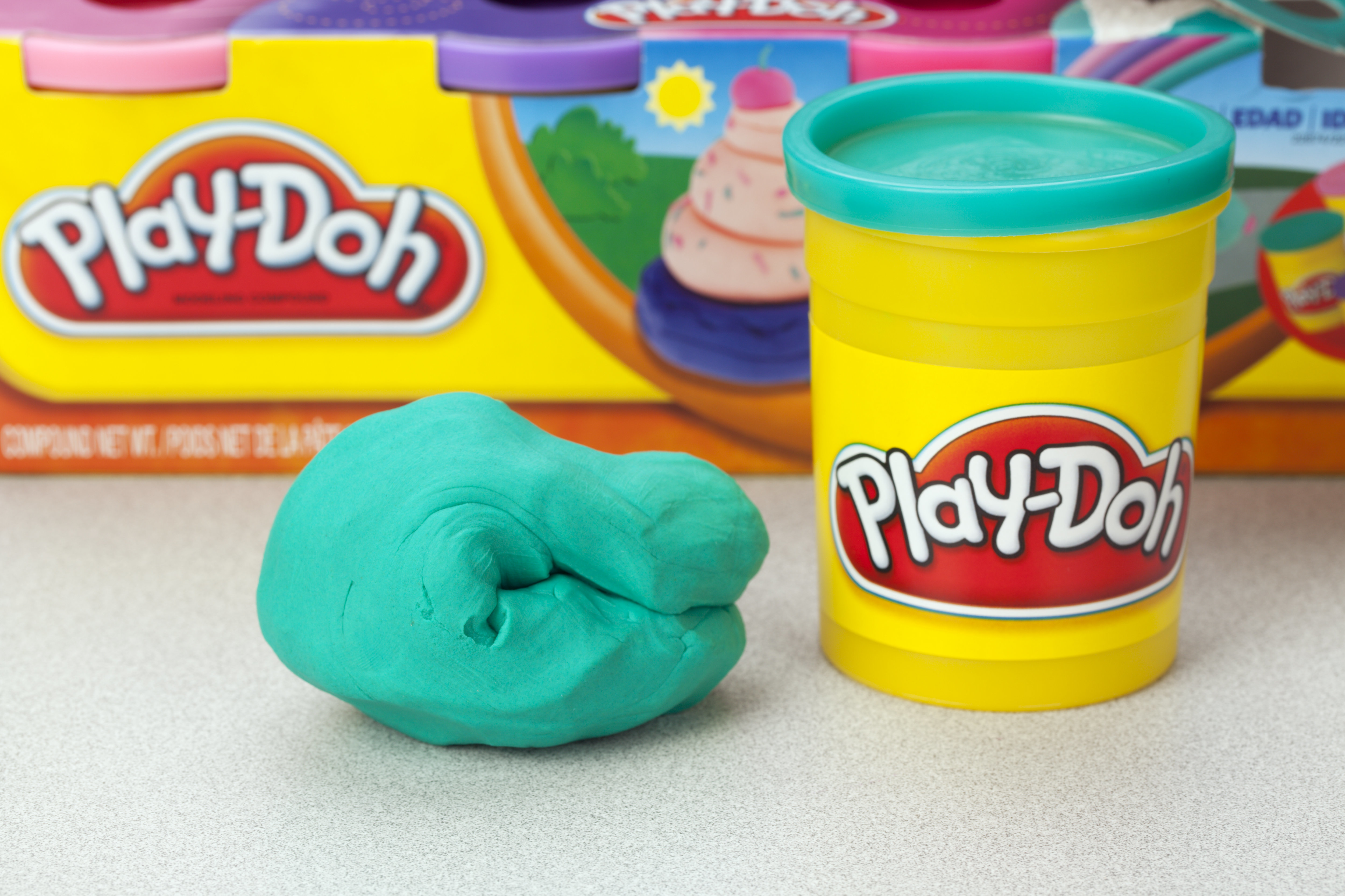 play doh on a plane
