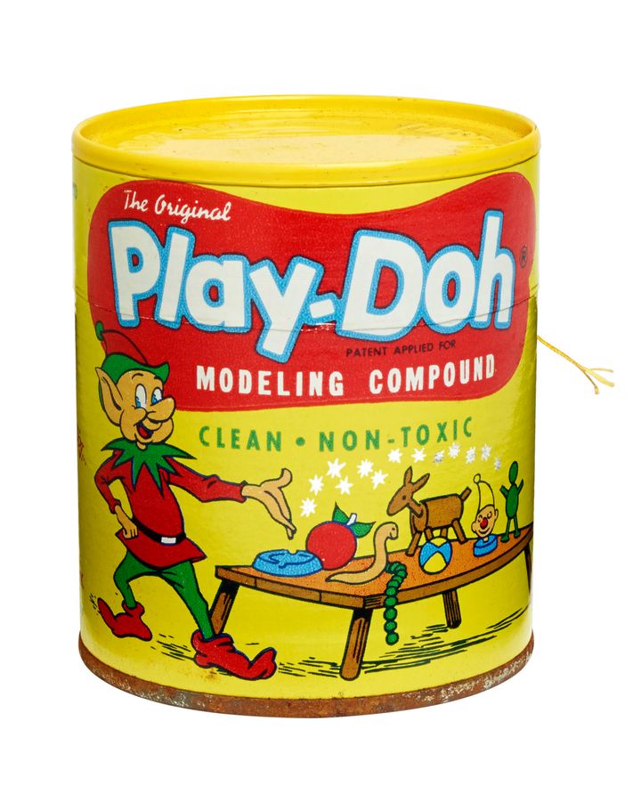 A Play-Doh can from 1959, three years after the kid-friendly product went on the market.