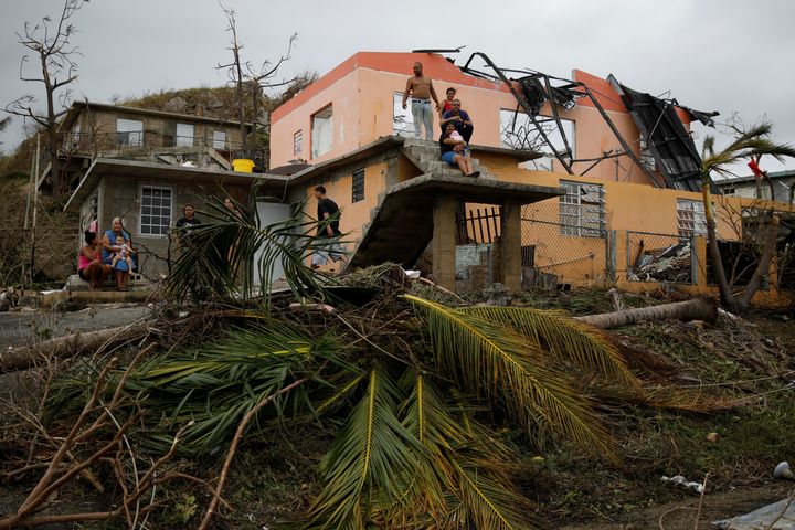 Ulfelder says parents should “talk about the issues at hand and what’s going on in the world,” including Hurricane Maria, which damaged this home in Puerto Rico in September 2017.