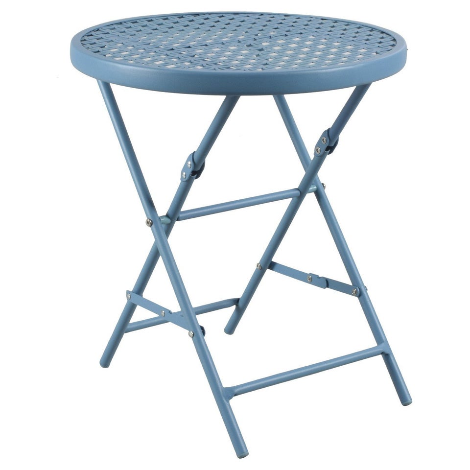 Metal small deals outdoor table