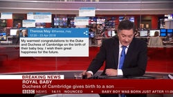 BBC Newsreader Simon McCoy Could Not Be Any More Underwhelmed By The Royal Baby News