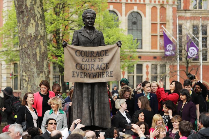 Millicent Fawcett has become the first women celebrated in Parliament Square with a statue.