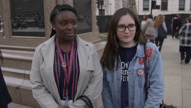 Trinitee Boailey and Georgina Hodges said they had already been inspired by the effigy.