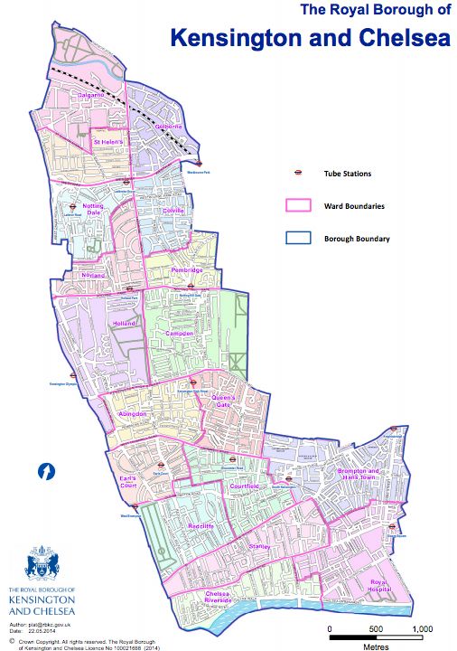 Wards in the Royal Borough of Kensington and Chelsea.