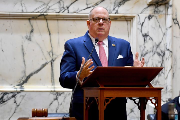Gov. Larry Hogan is the rare Republican elected to a statewide office in heavily Democratic Maryland.