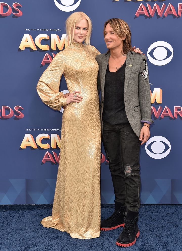 Kidman and Urban attend the 53rd Academy of Country Music Awards on April 15.