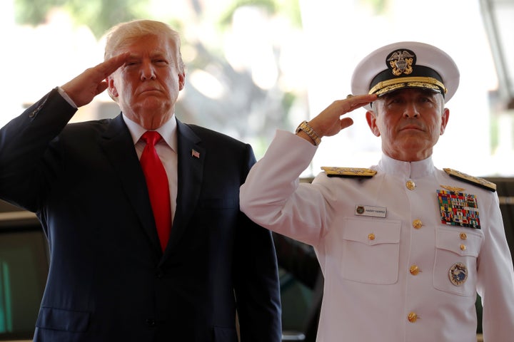 President Donald Trump will nominate Adm. Harry Harris to be the U.S. ambassador to South Korea, according to reports.