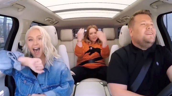 Christina Aguilera was joined by Melissa McCarthy on 'Carpool Karaoke'