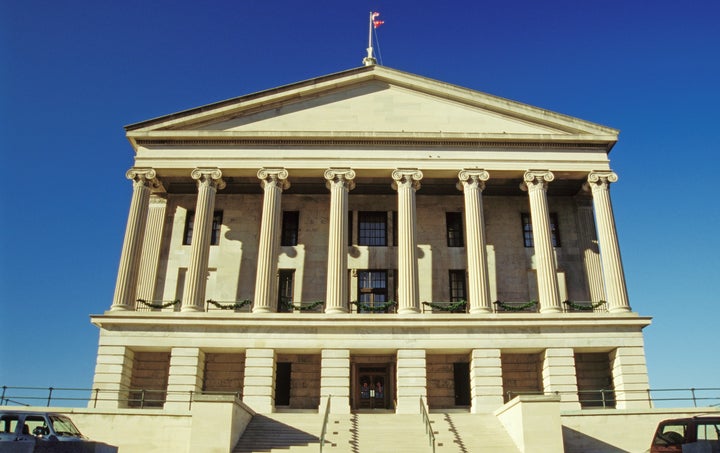 The state Capitol building in Nashville, Tennessee.