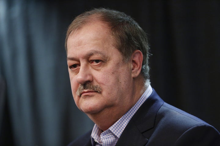 Don Blankenship, a former coal CEO turned Republican U.S. Senate candidate, is seen during a campaign event in West Virginia in February.