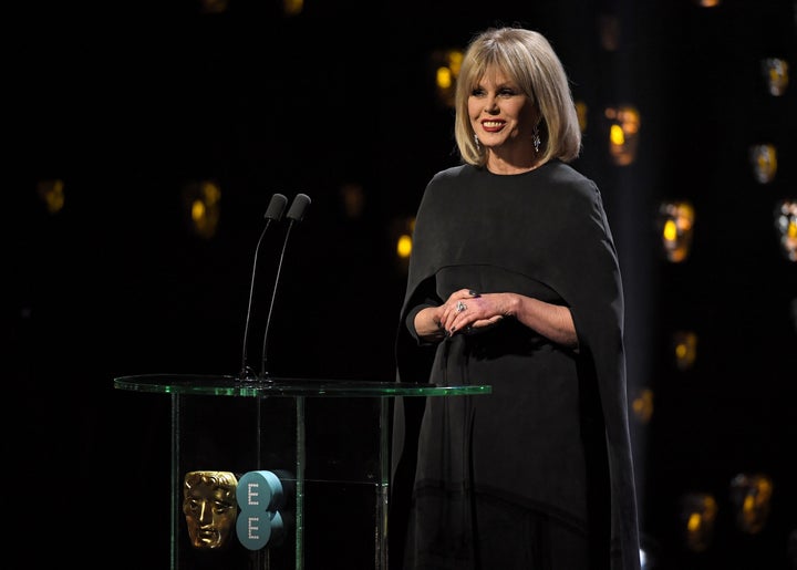 Joanna hosted the Baftas for the first time 