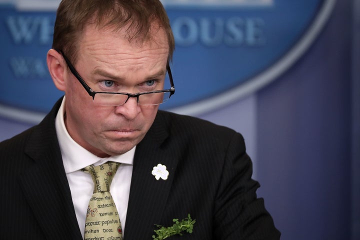 OMB Director Mick Mulvaney indicated that President Trump wants to claw back spending agreed to in the $1.3 trillion omn