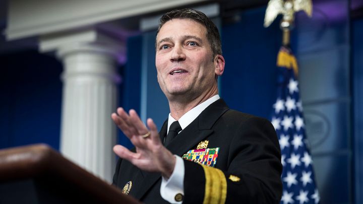 White House physician Dr. Ronny Jackson had his confirmation hearing delayed because of questions about his record. 
