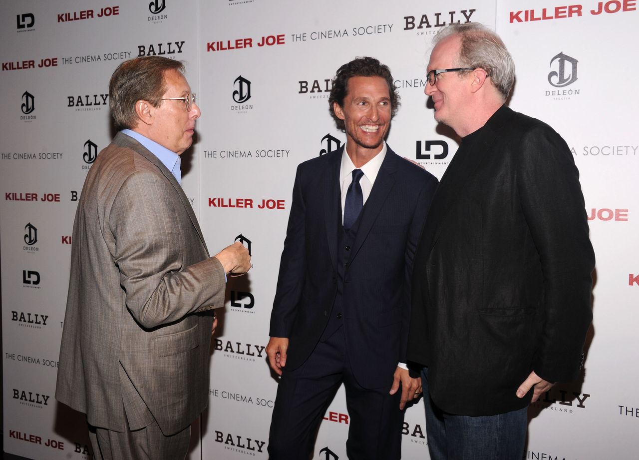 Wiliam Friedkin, Matthew McConaughey and Tracy Letts at a "Killer Joe" screening in 2011.