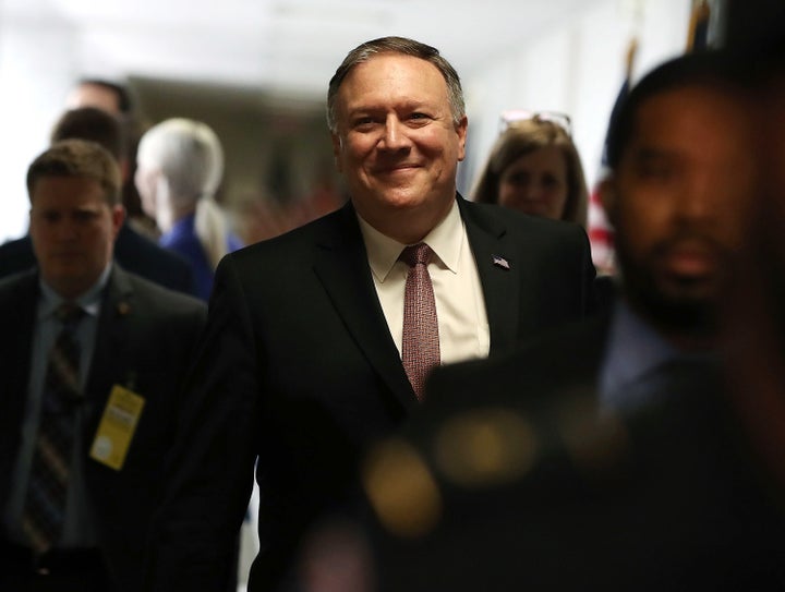 President Donald Trump announced via Twitter last month that he was nominating Pompeo, his CIA director, to be the new secret