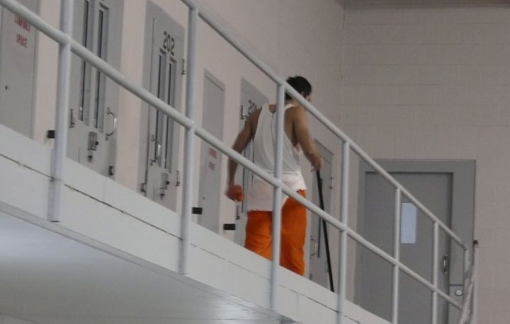 Inside Val Verde Correctional Facility, an 875-bed private prison holding both men and women in separate wings for the "Operation Streamline" immigration prosecution program. (File, 2007)