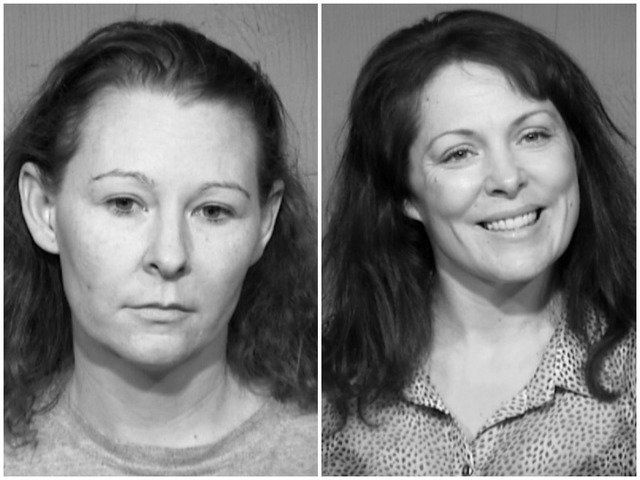 Melissa M. Pavey, 45, (left) and Jolene E. Houchens, 38, face felony charges for allegedly impersonating dentists and performing unlicensed dental work.