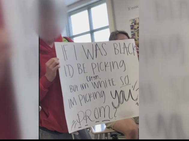 Florida Teen S Racist Promposal Sign Appears To Inspire Copycat In