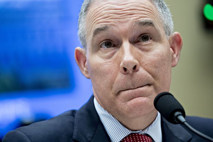 Scott Pruitt, the Environmental Protection Agency administrator, appeared before two House committees on Thursday. 