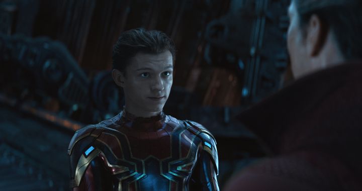 Tom Holland in "Avengers: Infinity War."